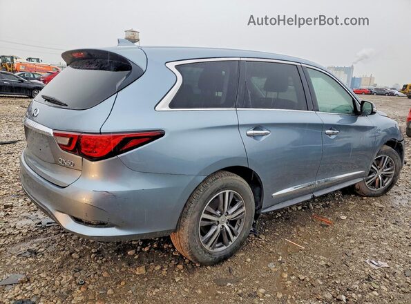 5N1DL0MM1JC525313 2018 INFINITI QX60 Blue უკანა მარჯვენა