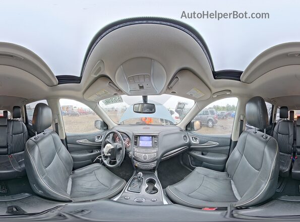 5N1DL0MM1JC525313 2018 INFINITI QX60 Blue VIN კოდის სტიკერის ხედი