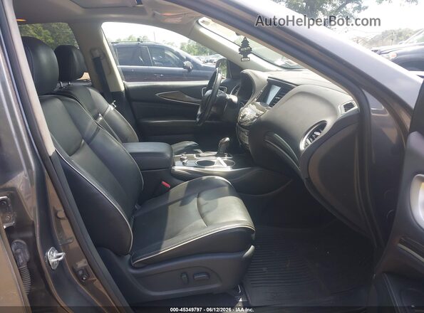 5N1DL0MM1KC511770 2019 INFINITI QX60 Gray Vista interior delantera
