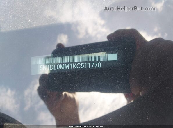 5N1DL0MM1KC511770 2019 INFINITI QX60 Gray 