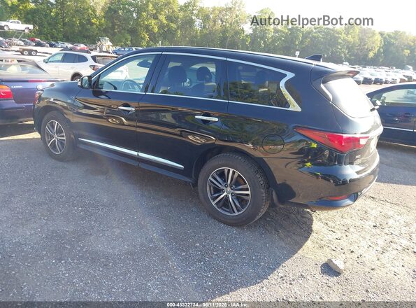 5N1DL0MM1KC549211 2019 INFINITI QX60 Black Trasero izquierdo