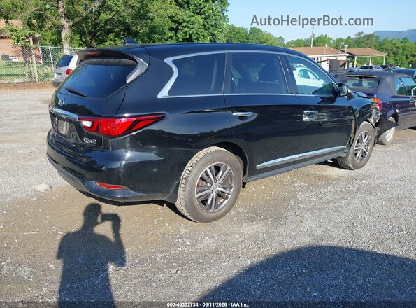 5N1DL0MM1KC549211 2019 INFINITI QX60 Black Trasero derecho