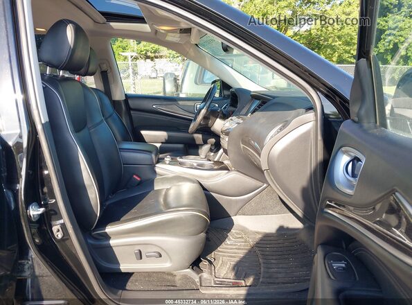 5N1DL0MM1KC549211 2019 INFINITI QX60 Black Vista interior delantera