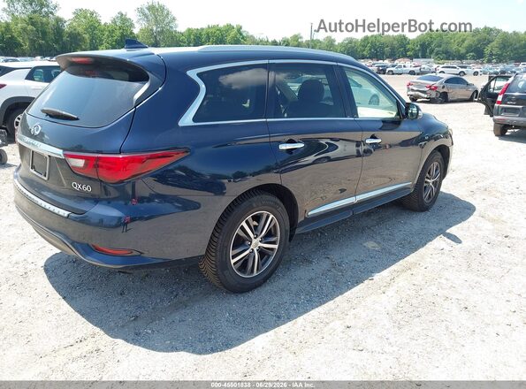 5N1DL0MM1KC556904 2019 INFINITI QX60 Blue Tył prawy