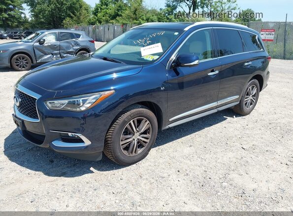5N1DL0MM1KC556904 2019 INFINITI QX60 Blue Przód lewy