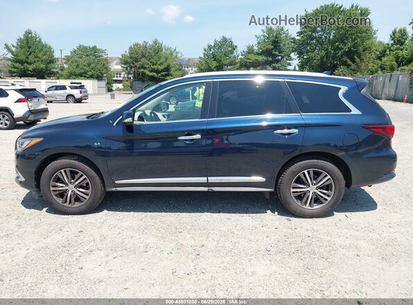 5N1DL0MM1KC556904 2019 INFINITI QX60 Blue Widok wnętrza 360 stopni