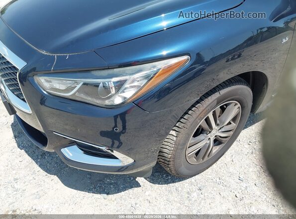 5N1DL0MM1KC556904 2019 INFINITI QX60 Blue Widok z przodu