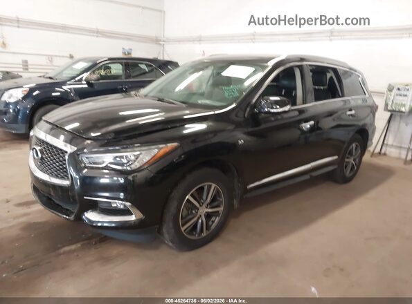 5N1DL0MM1KC559267 2019 INFINITI QX60 Black Передня ліва чверть