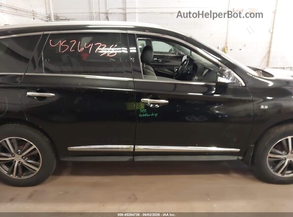 5N1DL0MM1KC559267 2019 INFINITI QX60 Black Вид задньої частини салону