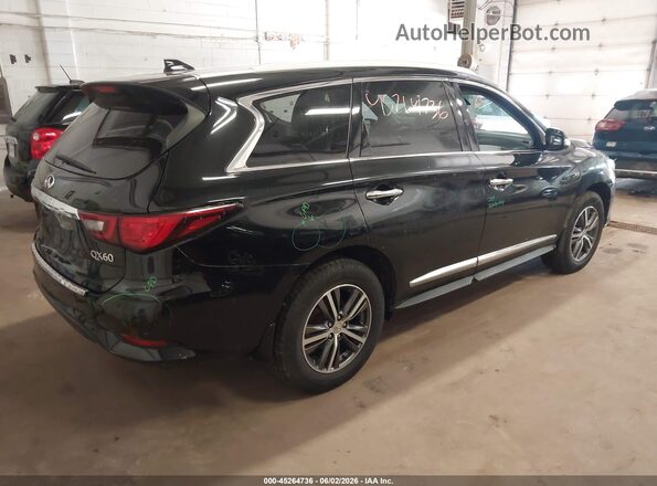 5N1DL0MM1KC559267 2019 INFINITI QX60 Black Задня права чверть