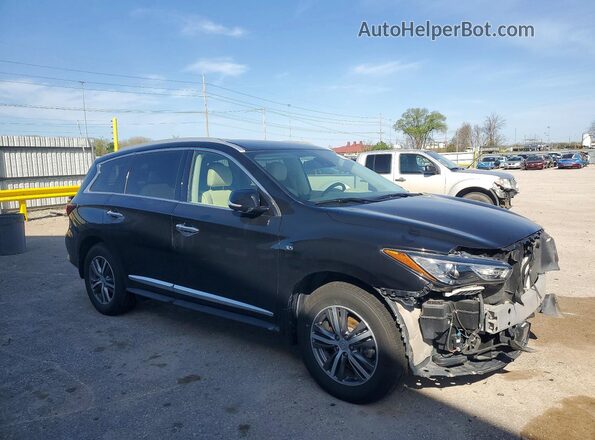5N1DL0MM1LC502858 2020 INFINITI QX60 Black Przód prawy