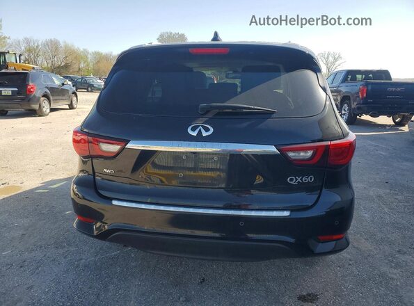 5N1DL0MM1LC502858 2020 INFINITI QX60 Black Widok z tyłu