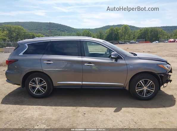 5N1DL0MM1LC511740 2020 INFINITI QX60 Gray Вид задньої частини салону
