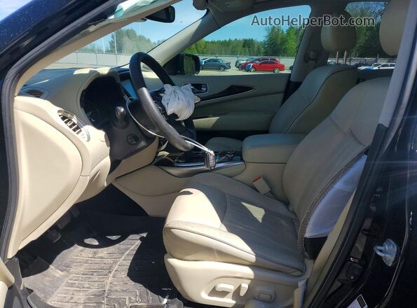 5N1DL0MM1LC526285 2020 INFINITI QX60 Black Front interior view