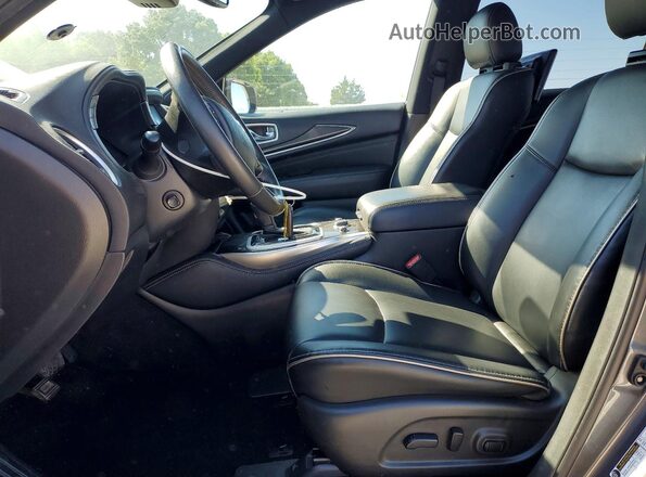 5N1DL0MM1LC528747 2020 INFINITI QX60 Gray Vista interior delantera
