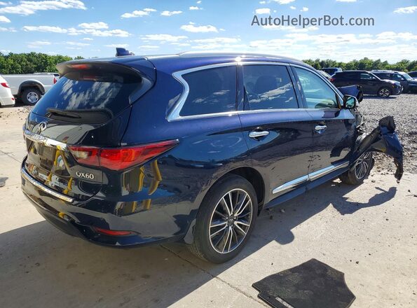5N1DL0MM1LC548903 2020 INFINITI QX60 Black Հետևի աջ
