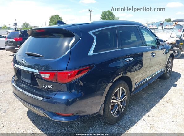 5N1DL0MM2HC508479 2017 INFINITI QX60 Blue უკანა მარჯვენა