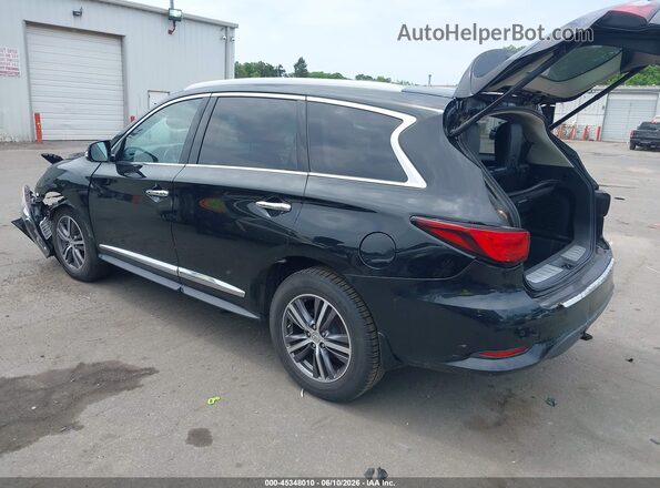 5N1DL0MM2HC518977 2017 INFINITI QX60 Black Rear left