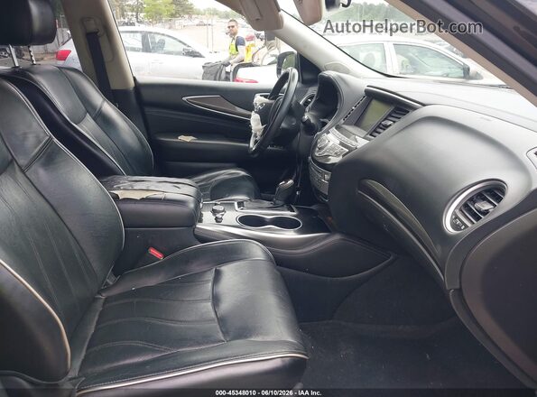 5N1DL0MM2HC518977 2017 INFINITI QX60 Black Front interior view