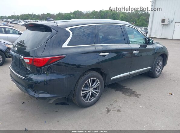 5N1DL0MM2HC518977 2017 INFINITI QX60 Black Rear right