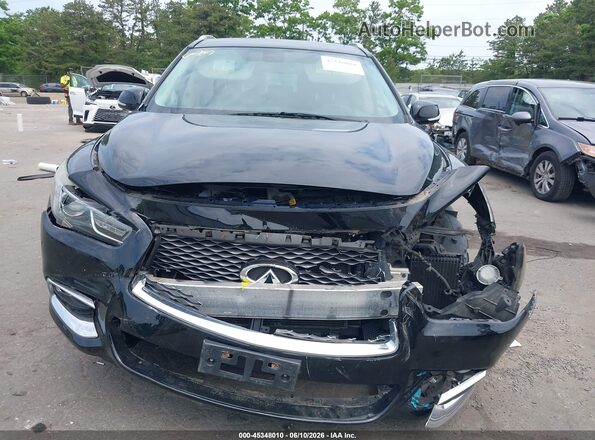 5N1DL0MM2HC518977 2017 INFINITI QX60 Black Front view