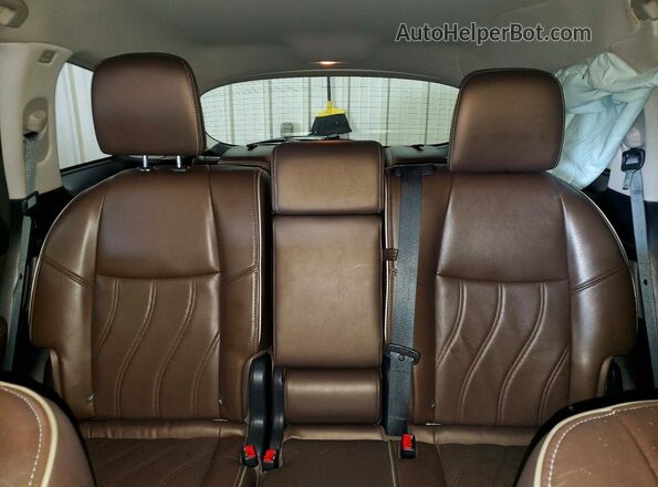 5N1DL0MM2HC541269 2017 INFINITI QX60 Black Հետևի նստատեղերի տեսք