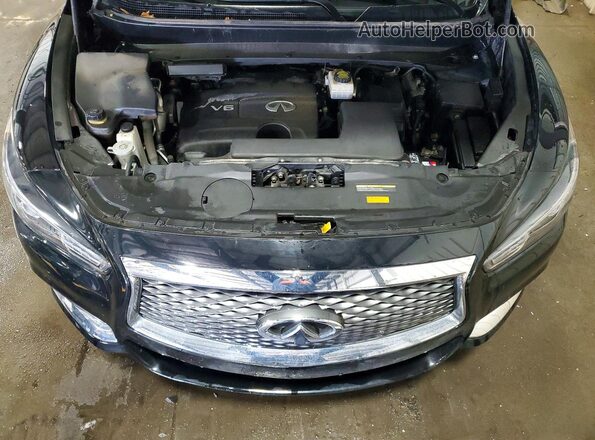 5N1DL0MM2HC541269 2017 INFINITI QX60 Black Շարժիչի բաժամունքի տեսք