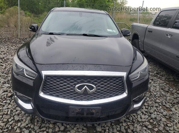 5N1DL0MM2HC544169 2017 INFINITI QX60 Black წინა ხედი