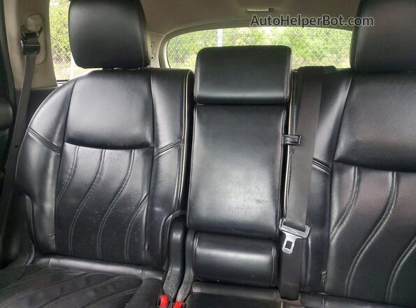 5N1DL0MM2HC544169 2017 INFINITI QX60 Black უკანა სავარძლების ხედი