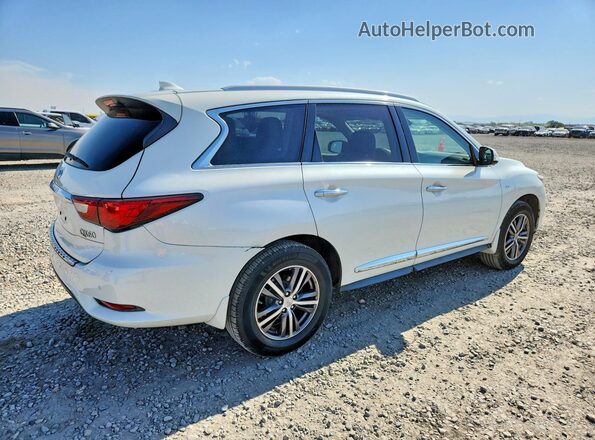 5N1DL0MM2HC553213 2017 INFINITI QX60 White Trasero derecho