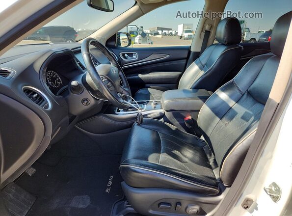 5N1DL0MM2HC553213 2017 INFINITI QX60 White Vista interior delantera