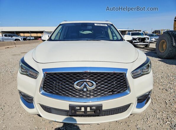 5N1DL0MM2HC553213 2017 INFINITI QX60 White Vista frontal