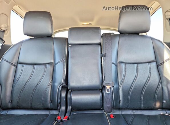 5N1DL0MM2HC553213 2017 INFINITI QX60 White Vista de los asientos traseros