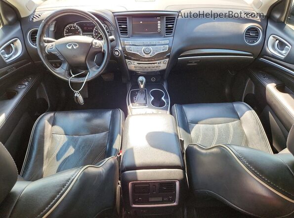 5N1DL0MM2HC553213 2017 INFINITI QX60 White Vista del salpicadero