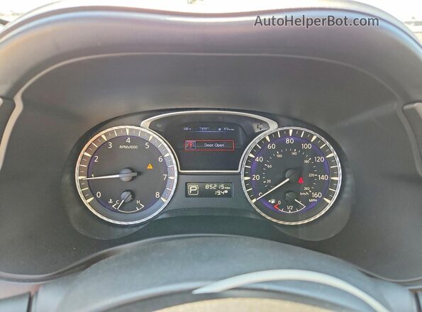 5N1DL0MM2HC553213 2017 INFINITI QX60 White Vista del cuadro de instrumentos