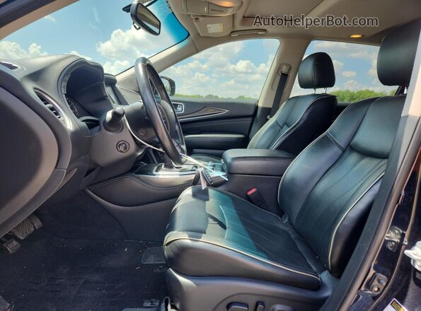 5N1DL0MM2JC500355 2018 INFINITI QX60 Blue Вид салону спереду