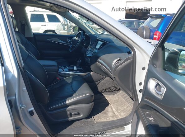 5N1DL0MM2KC500843 2019 INFINITI QX60 Silver Вид салону спереду