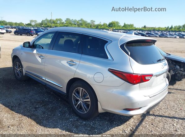 5N1DL0MM2KC500843 2019 INFINITI QX60 Silver Задня ліва чверть