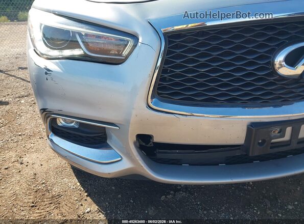 5N1DL0MM2KC500843 2019 INFINITI QX60 Silver Вид спереду