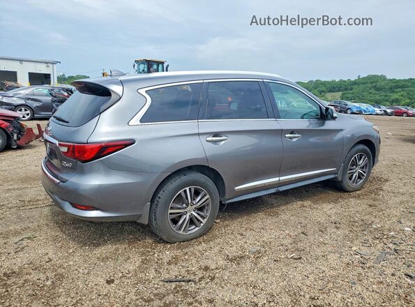 5N1DL0MM2KC506979 2019 INFINITI QX60 Gray Tył prawy