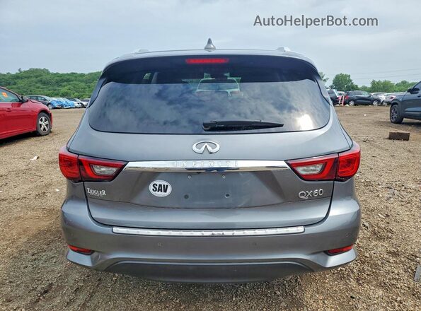 5N1DL0MM2KC506979 2019 INFINITI QX60 Gray Widok z tyłu