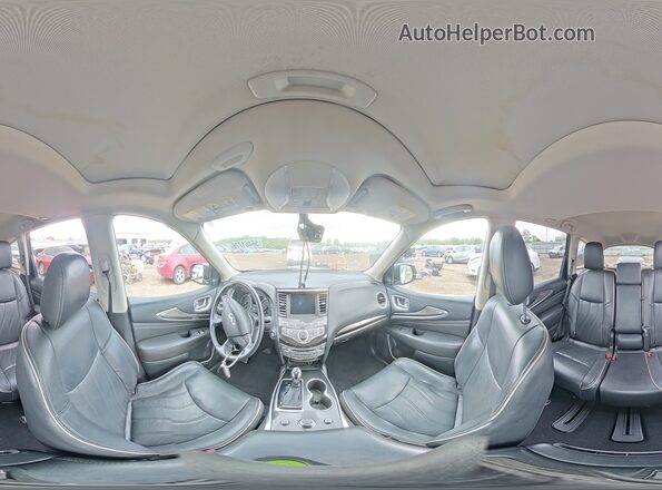 5N1DL0MM2KC506979 2019 INFINITI QX60 Gray Widok wnętrza 360 stopni