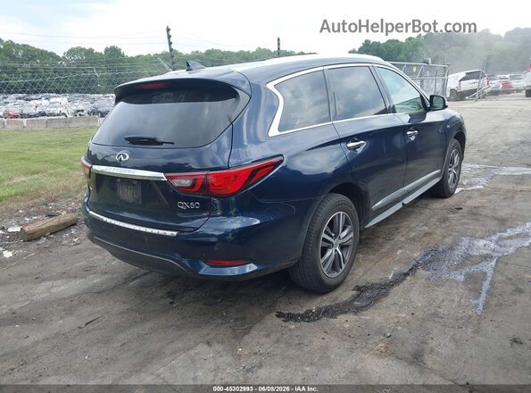 5N1DL0MM2KC519716 2019 INFINITI QX60 Blue უკანა მარჯვენა
