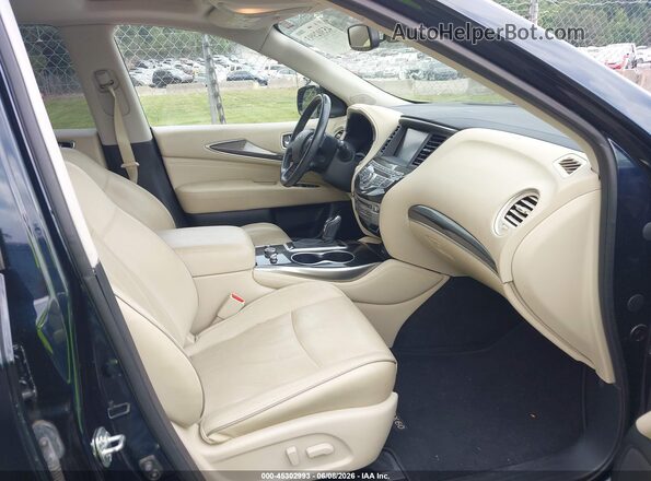 5N1DL0MM2KC519716 2019 INFINITI QX60 Blue წინა სალონის ხედი