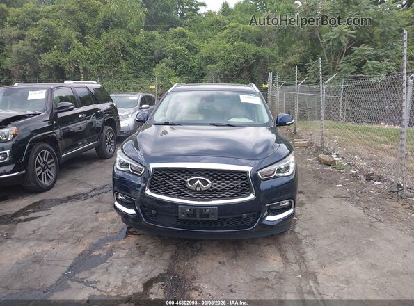 5N1DL0MM2KC519716 2019 INFINITI QX60 Blue ხელსაწყოთა პანელის ხედი
