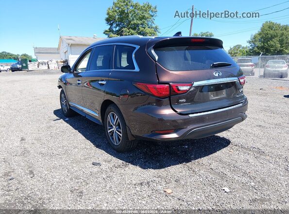 5N1DL0MM2LC500763 2020 INFINITI QX60 Burgundy უკანა მარცხენა