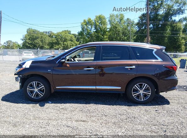 5N1DL0MM2LC500763 2020 INFINITI QX60 Burgundy სალონის 360-გრადუსიანი ხედი