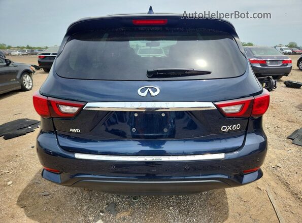 5N1DL0MM2LC517028 2020 INFINITI QX60 Blue უკანა ხედი