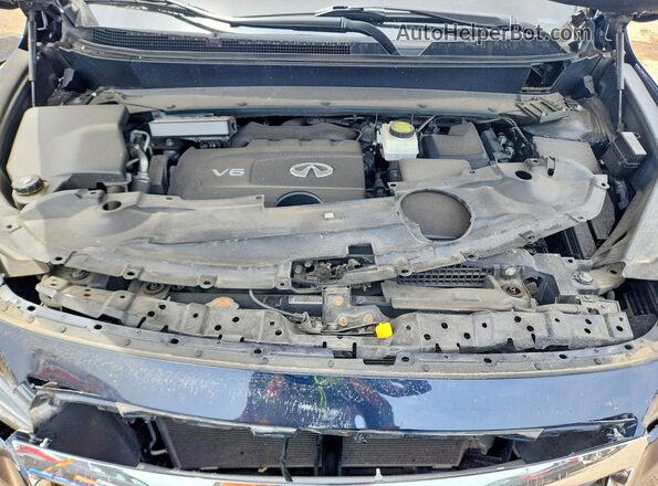 5N1DL0MM2LC517028 2020 INFINITI QX60 Blue უკანა სალონის ხედი
