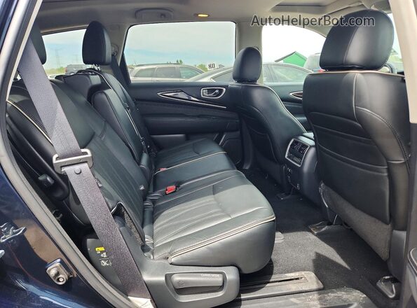 5N1DL0MM2LC517028 2020 INFINITI QX60 Blue უკანა სავარძლების ხედი